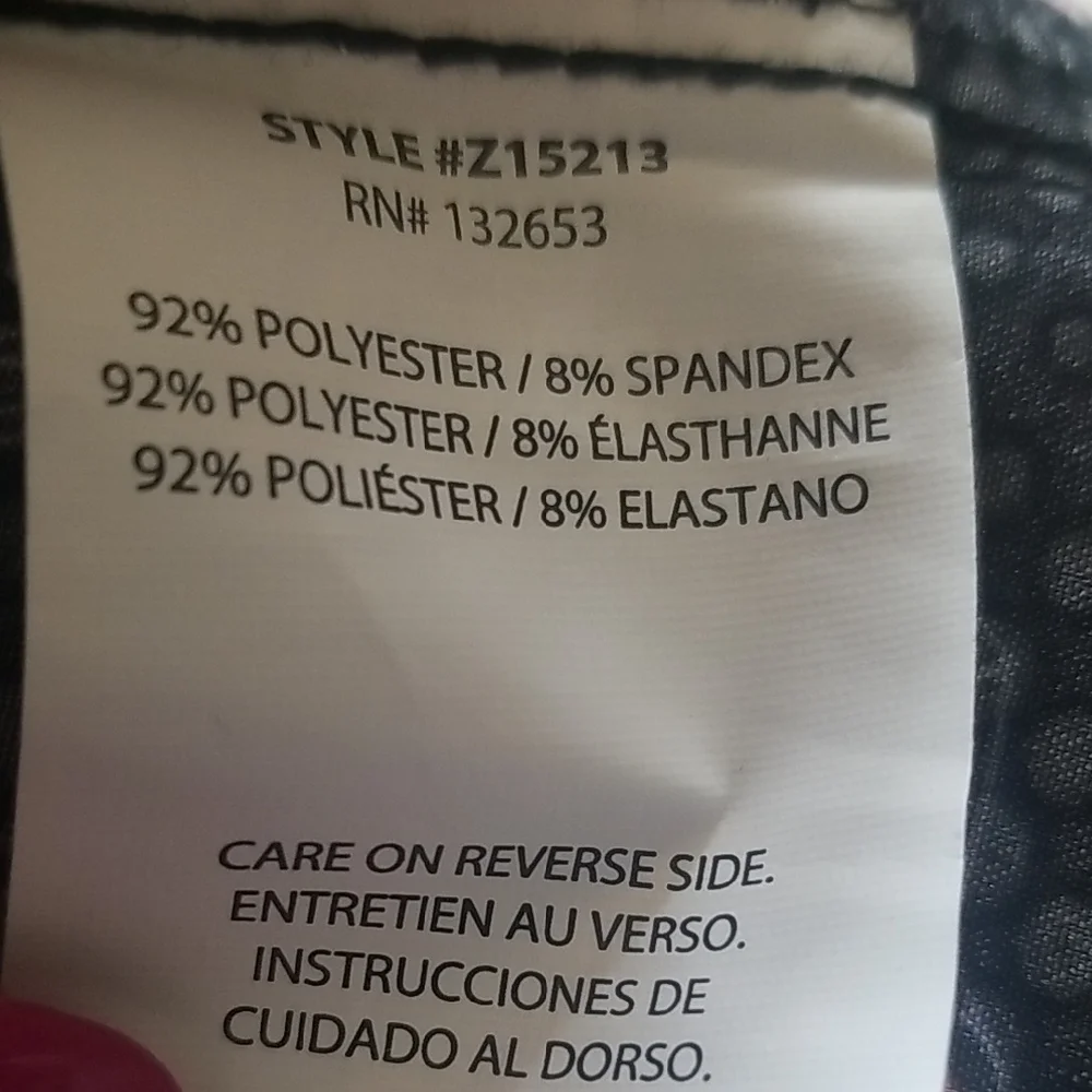 Colorful Flamingo Print Women's Short Sleeve Scrub Top - Picture 5 of 7